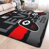 Personalized Anime Game Gamepad Pattern Area Rug - Perfect for Living Room and Bedroom Decor