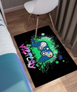 Personalized Area Rugs for Home Decoration: Customize with Name or Sentence, Graffiti Art and Game Theme for Gamer