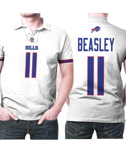 Personalized Athleisure Polo Shirt with 3D Allover Design of Cole Beasley #11: Unique and comfortable.
