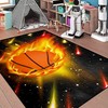 Personalized Basketball Rug - Unique Home Decor for Boys Bedroom and Playroom with Custom Text