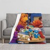 Personalized Bear in the Big Blue House Custom Name Blanket - Perfect Christmas Gift
