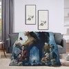 Personalized Beauty and the Beast Baby Blanket: Perfect Gift for Boys and Girls