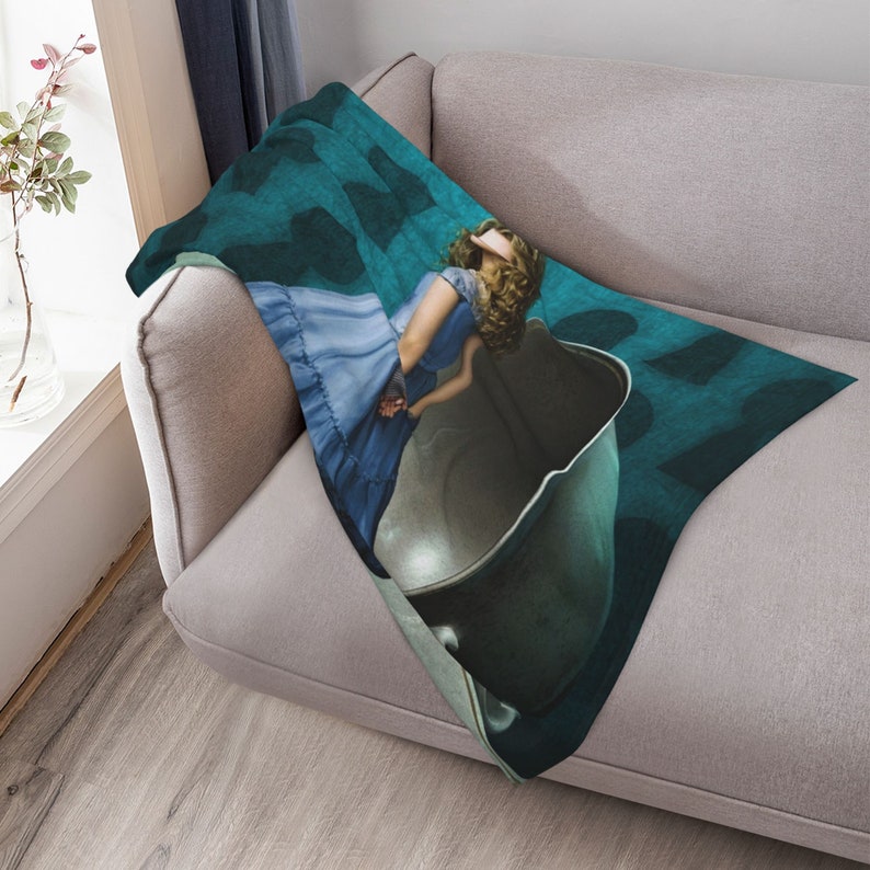 Personalized Belle Princess Lover Gift with Disney Beauty and the Beast Fleece Blanket featuring Custom Name - Image 2