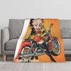 Personalized Betty Boop Double-Layer Disney Blanket - Perfect Gift for Kids and Adults