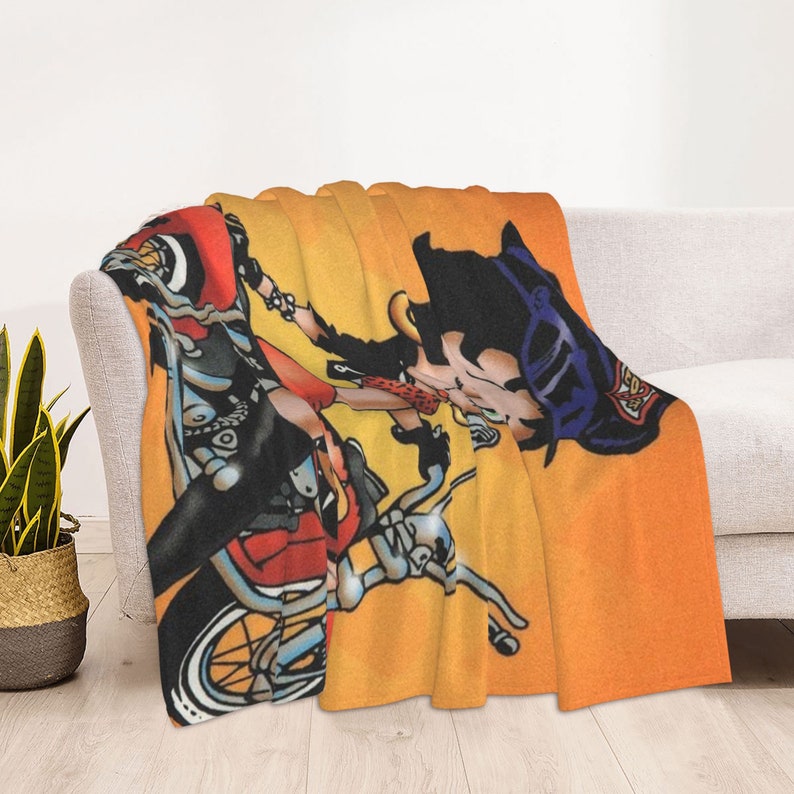 Personalized Betty Boop Double-Layer Disney Blanket - Perfect Gift for Kids and Adults - Image 3
