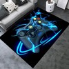 Personalized Black Gamer Carpet for Teen Boys' Bedroom or Living Room