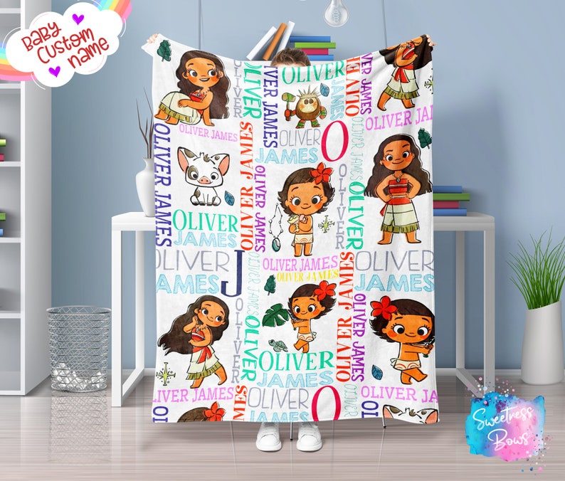Personalized Cartoon Character Blanket - Soft and Adorable Gift for Kids - Image 2