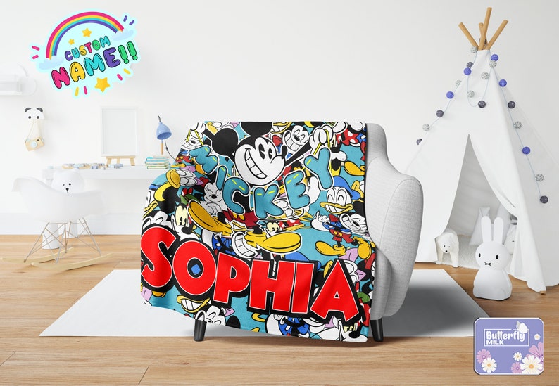 Personalized Cartoon Characters TV Show Character Blanket - Image 3