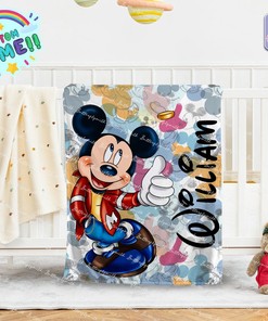 Personalized Cartoon Characters TV Show Character Blanket with Disney blanket baby girl