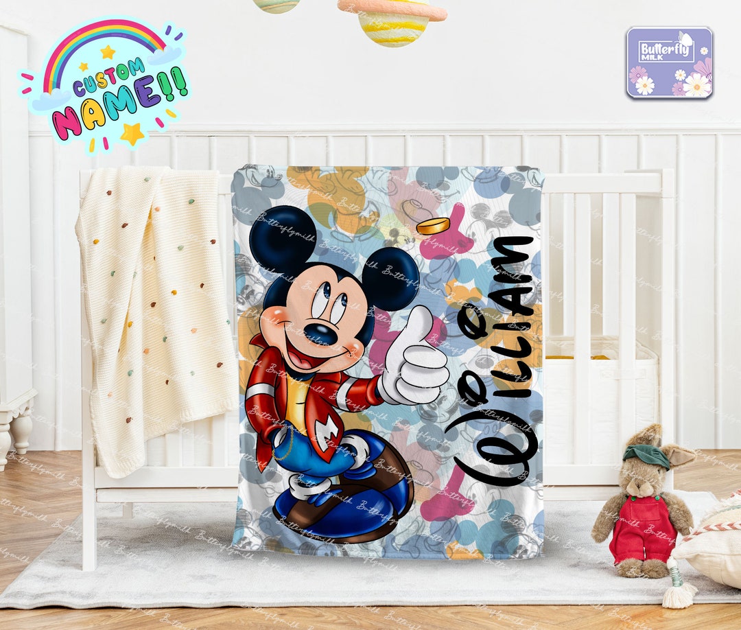 Personalized Cartoon Characters TV Show Character Blanket with Disney blanket baby girl