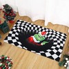 Personalized Christmas Grinchy Door Mat - A 3D Illusion Nightmare Kitchen Rug to Add Some Fun to Your Kitchen Decor