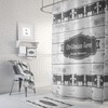 Personalized Cow Shower Curtain, Farmhouse Chic with Faux Barnwood Design