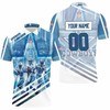 Personalized Dallas Cowboys Triplets Emmitt Smith 22 Troy Aikman 8 Michael Irvin 88 Theme 3D Polo Shirt