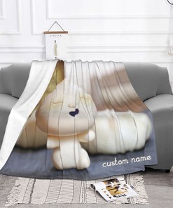 Personalized Disney Bao Custom Name Blanket for Kids and Adults - Great Gift Idea