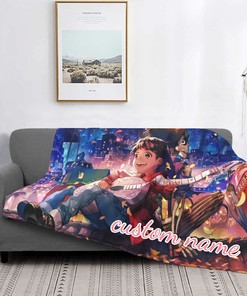 Personalized Disney COCO Tapestry Blanket - Custom Name Birthday Gift for Kids and Adults