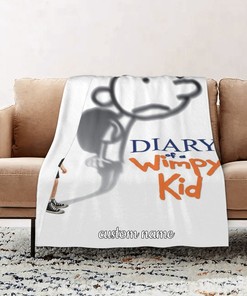 Personalized Disney Diary of a Wimpy Kid Camping Blanket for Outdoor Adventures