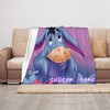 Personalized Disney Eeyore Blanket for Baby Girls and Boys, Custom Name Throw Blanket Gift