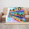 Personalized Disney Emoji Blitz Throw Blanket - Custom Gift for Kids and Adults