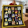 Personalized Disney Hercules Fleece Blanket, Meg and Hercules Blanket, Disney Movies, Christmas and Anniversary Gift