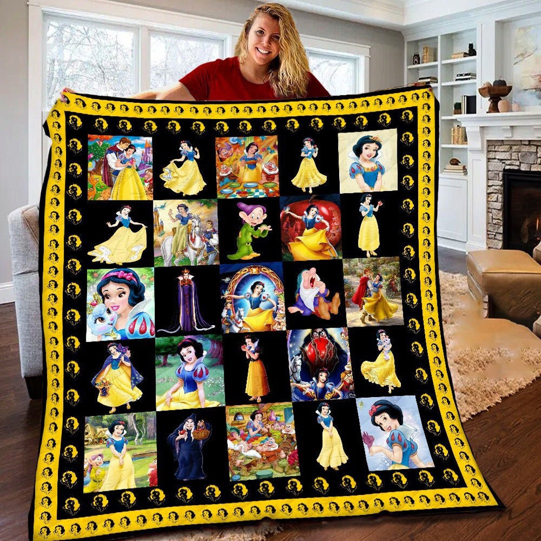 Personalized Disney Hercules Fleece Blanket, Meg and Hercules Blanket, Disney Movies, Christmas and Anniversary Gift