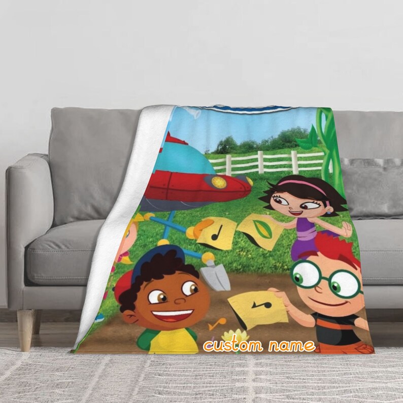 Personalized Disney Little Einsteins Name Soft Blanket - Cute Christmas Gift for Kids and Adults - Image 2