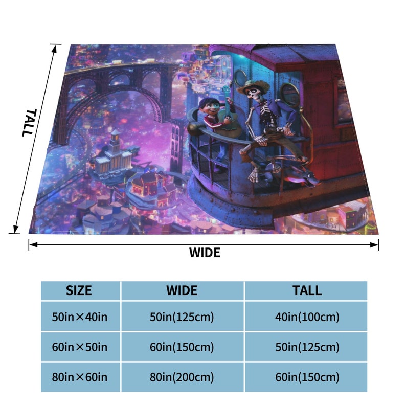 Personalized Disney Moana Fleece Blanket for Birthday and Anniversary Gift - Image 2