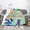 Personalized Disney Phineas and Ferb Double Layer Blanket: Fun and Cozy Gift