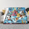 Personalized Disney Princess Blanket - Custom Name Printed Two Layers Bedspread for Sofa, Great Christmas Gift