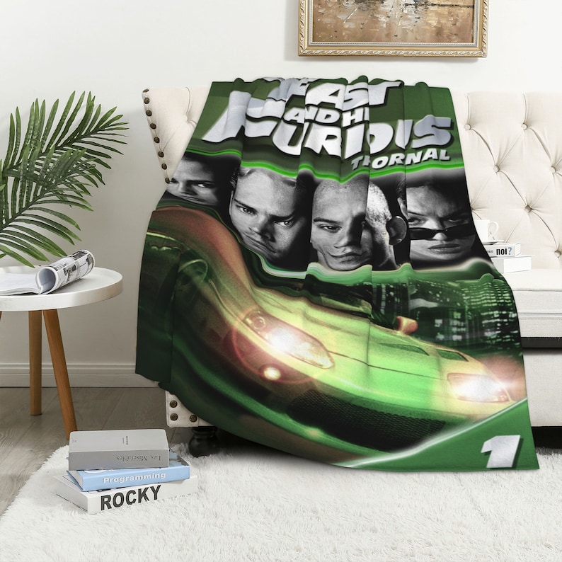 Personalized Disney Princess Jasmine Blanket - Custom Name Printed Two Layers Bedspread for Sofa or Camping - Image 4