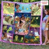Personalized Disney Princess Tiana Blanket for The Princess and The Frog Birthday Party