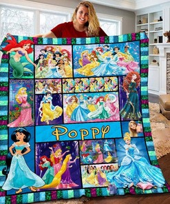 Personalized Disney Tangled Fleece Blanket, Rapunzel Blanket, Disney Movies Merch, Christmas Gift, Custom Name Blanket