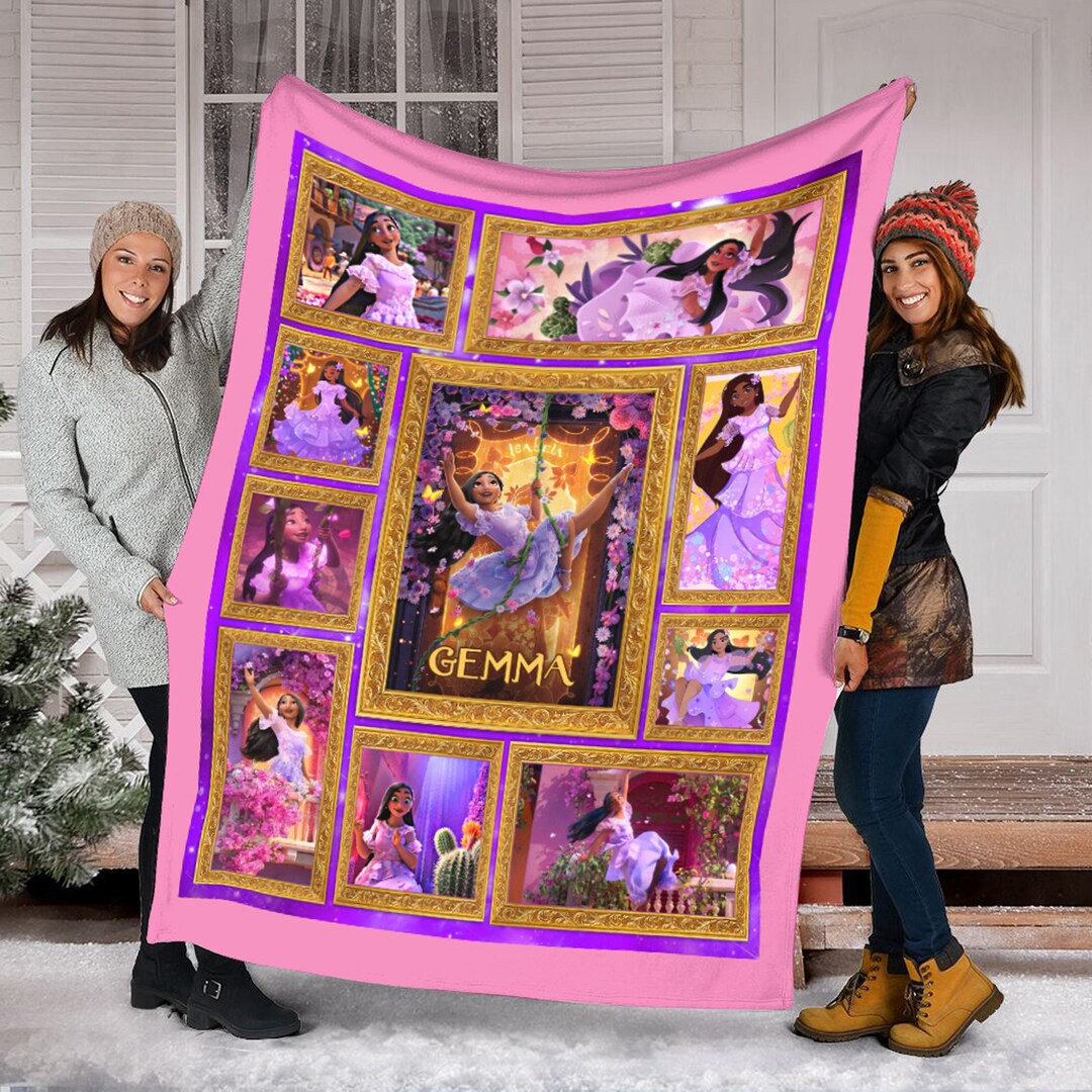 Personalized Encanto Quilt Blanket, Perfect Disney and Encanto Movie Gift