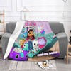 Personalized Gabby's Dollhouse Double Layer Blanket for Kids and Adults, Christmas Bedroom Decor Gift