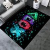 Personalized Game Room Carpet: Non-Slip Polyester Mat for Video Game Lovers' Home Decoration