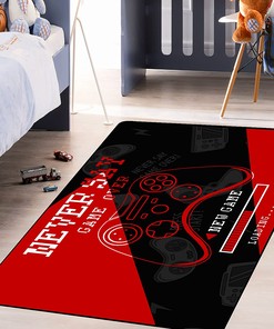 Personalized Gamer Area Rug for Boys Bedroom or Living Room