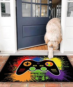 Personalized Gamer Floor Rugs for Home Decoration in Living Room or Bedroom with Video Game Rugs