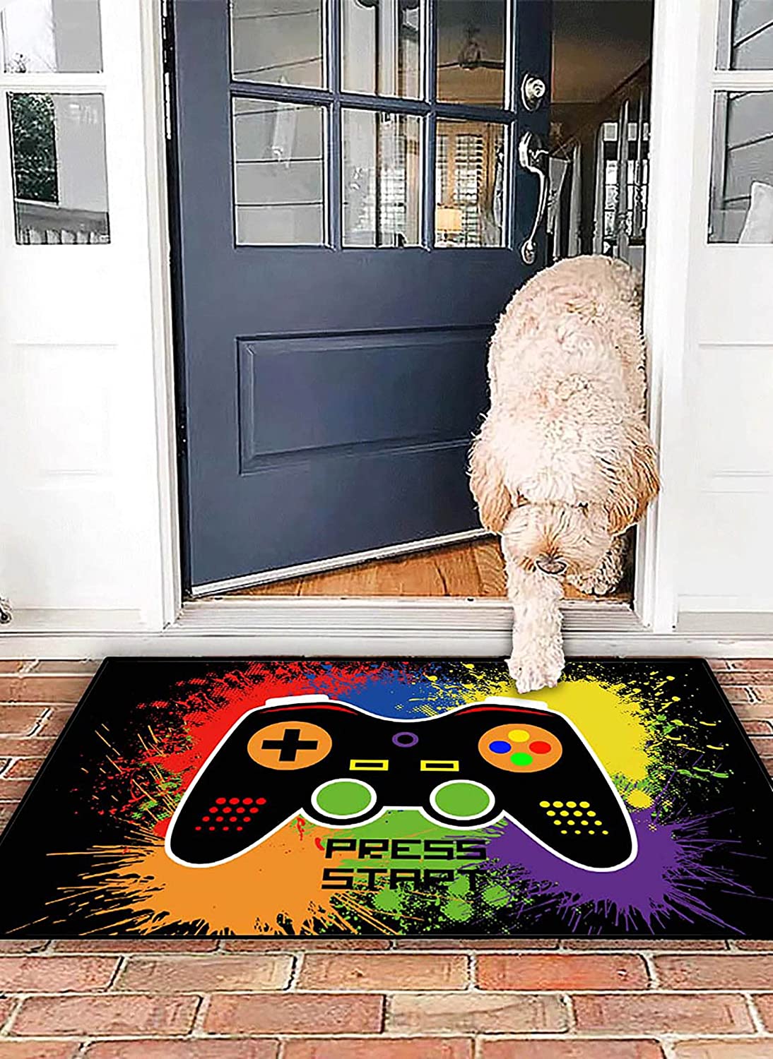 Personalized Gamer Floor Rugs for Home Decoration in Living Room or Bedroom with Video Game Rugs