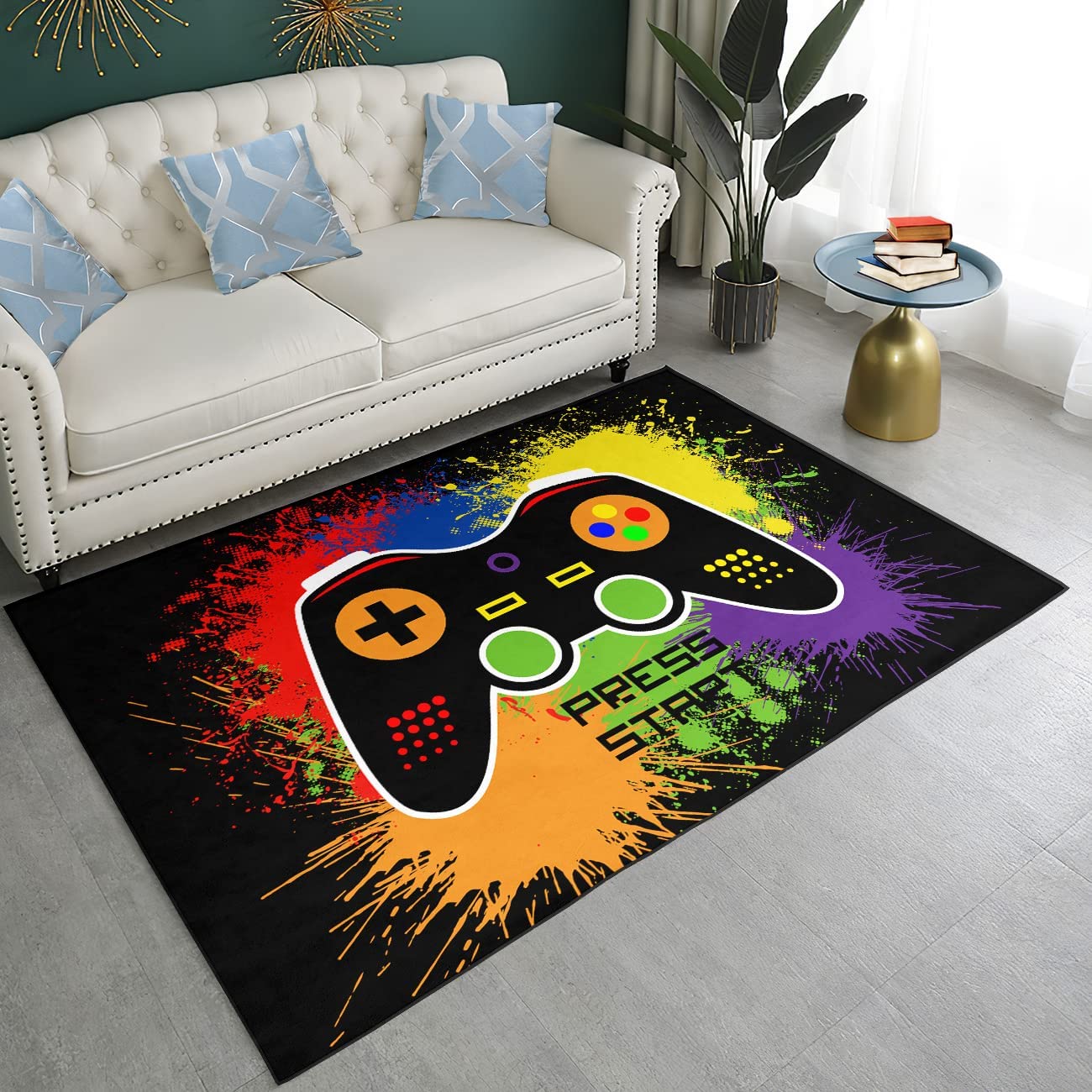 Personalized Gamer Floor Rugs for Home Decoration in Living Room or Bedroom with Video Game Rugs - Image 3