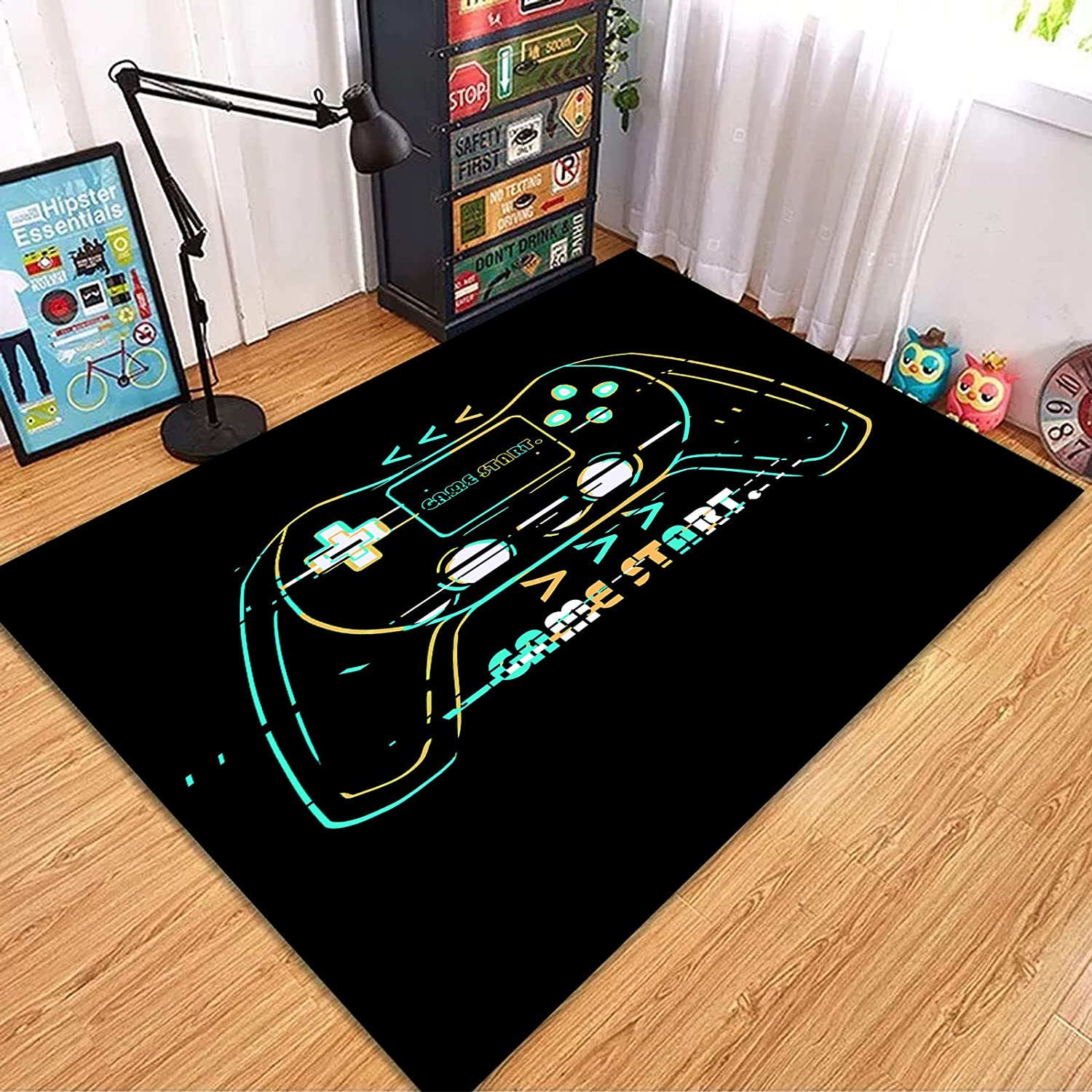 Personalized Gamer Gamepad Controller Area Rug with Unique Pattern - Image 2