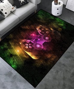Personalized Gaming Carpet for Bedroom and Living Room with Custom Name and 3D Design