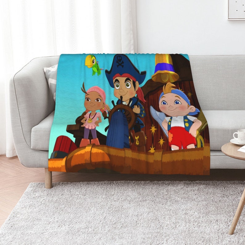 Personalized Jake Long Throw Blanket Cute Disney Gift Lover - Image 3