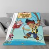 Personalized Jake and the Never Land Pirates Baby Blanket - Custom Name Gift for Boys and Girls
