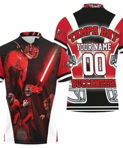 Personalized Jedi Lightsaber 3D All Over Print Polo Shirt - a must-have for Tampa Bay Buccaneers fans!