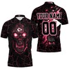 Personalized Lava Skull Kansas City Chiefs 3D All Over Print Polo Shirt with Athleisure Style