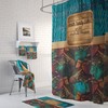 Personalized Lodge Cabin Fishing Theme Shower Curtain Set with Optional Bath Mat and Accessories