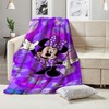 Personalized Mickey Mouse Blanket - Cartoon Custom Name Cute Blanket for Baby Birthday Gift and Home Decor