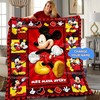 Personalized Mickey Mouse Quilt Blanket - Cozy Fleece for Kids and Toddlers