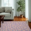 Personalized Mid Century Modern Boho 70s Rug for Bedroom and Living Room with Style 70s Decor