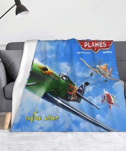 Personalized Name Disney Planes Baby Blanket for Shower Gift