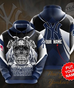 Personalized New York Yankees All Over Print 3D Hoodie - 15 Designs Available
